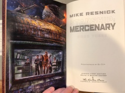 Starship Mercenary - Mike Resnick SIGNED 1st Edition Sci Fi  Easton Press 