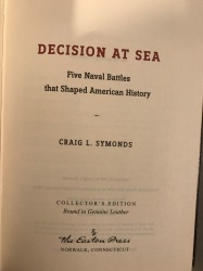 Decision at Sea by Craig L. Symonds Military Easton Press 
