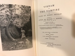 VIKRAM AND THE VAMPIRE - RICHARD BURTON Deluxe Limited Edition Easton Press 