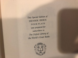 Four Plays by Henrik Ibsen Franklin Library  Oxford Library