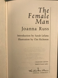 Female Man by Joanna Russ Sci Fi Series Easton Press 